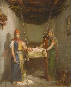 Scene in the Jewish Quarter of Constantine Theodore Chasseriau